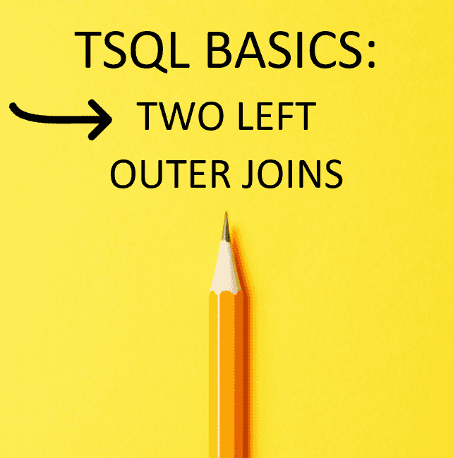 left outer JOINS