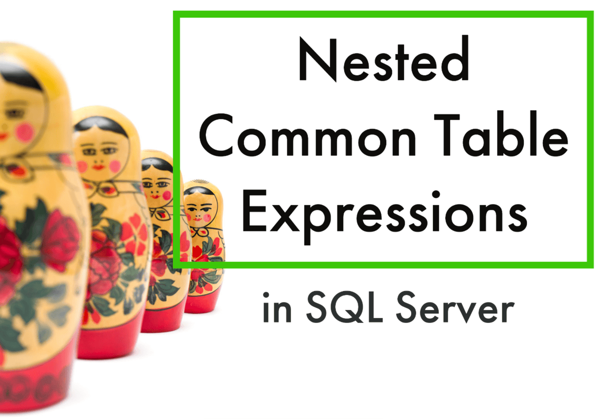 Nested CTE's