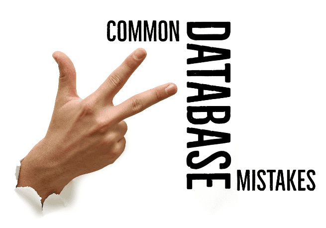 database mistakes