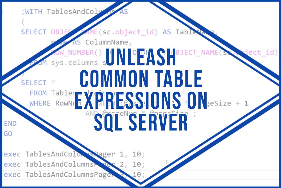 Common table expressions
