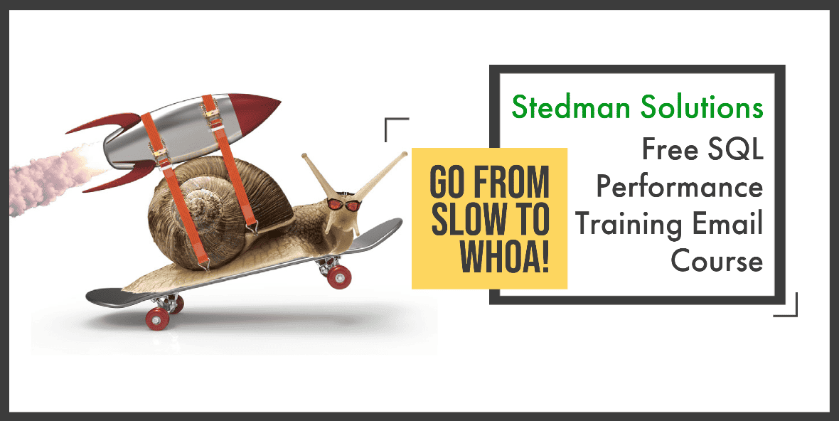 SQL performance tuning training